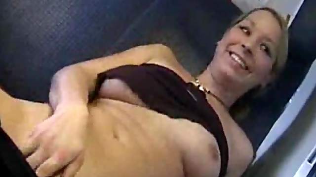 On a train sucking a sexy dick