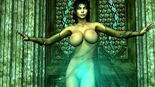 3D CGI Big Tits Elf in "Divya's Dance"