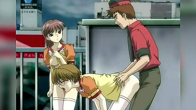 Strong hentai hardcore sex in gay perversions