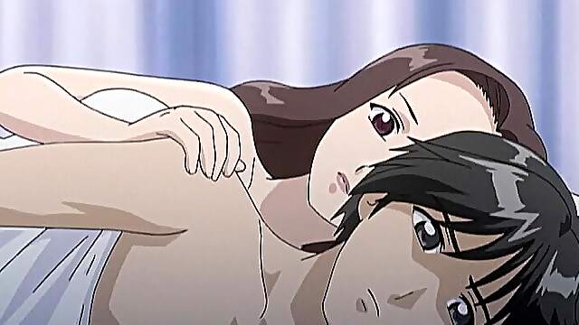 Hairy teenager's first hentai adventure in a raunchy cartoon