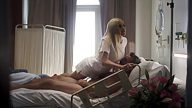Manuel Ferrara fucked two hot nurses in a hospital setting.